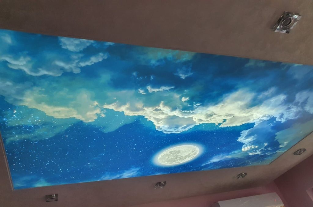 опънат таватн окачен таван