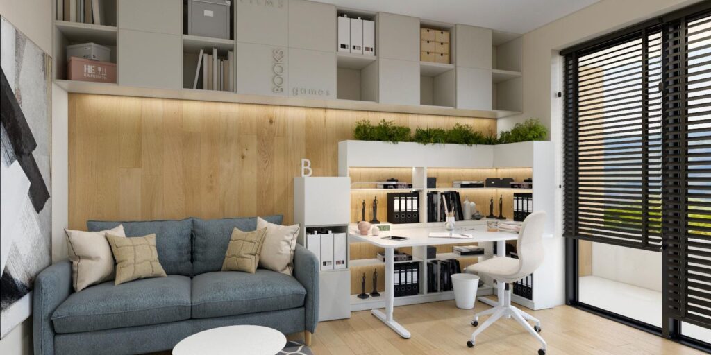 домашен офис varna sea build диван щори