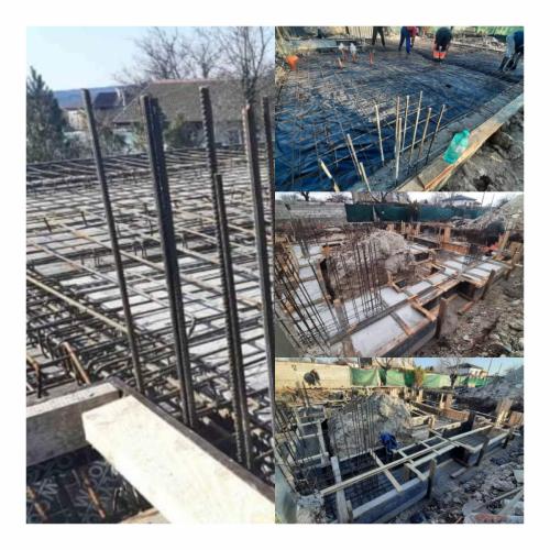 полагане на основи за къща от varna sea build