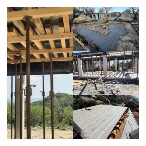 колаж строеж къща от varna sea build