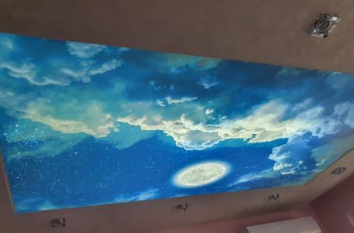 опънат таван с морски елементи от varna sea build